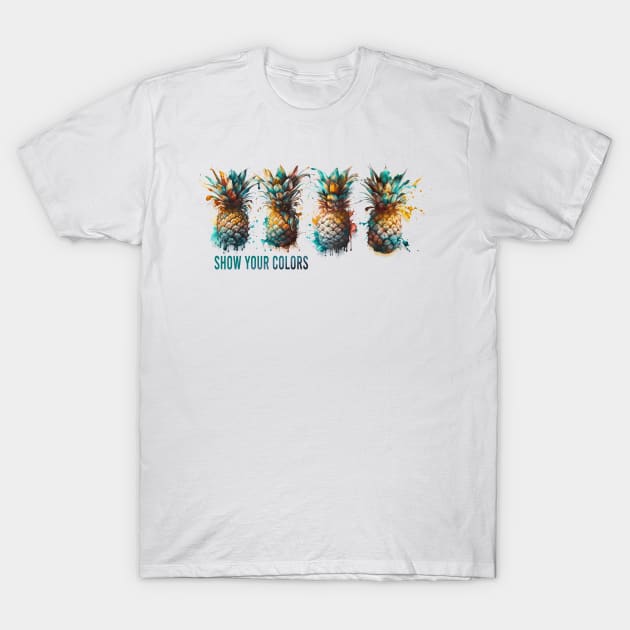 pineapples design T-Shirt by stuff101